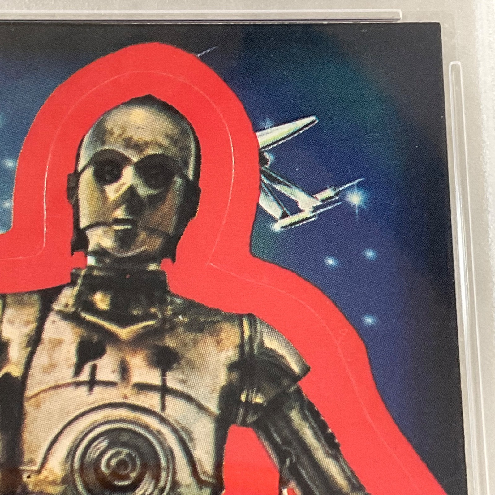 Star Wars 1977 See-Threepio Sticker Card #15 PSA 4 CERT#151033816 - Image 8
