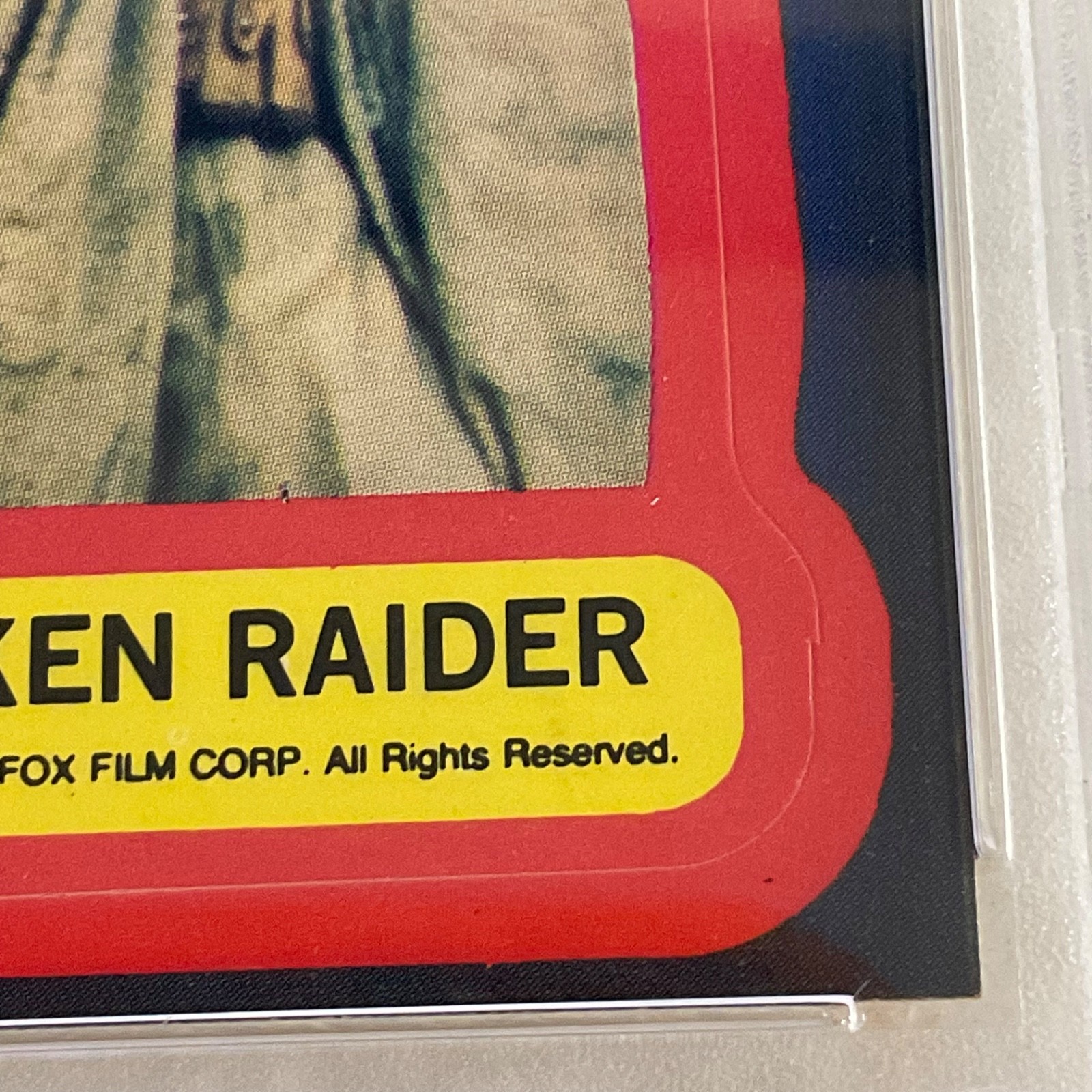 Star Wars 1977 The Tusken Raider Sticker Card #14 PSA 4 CERT#151033811 - Image 10