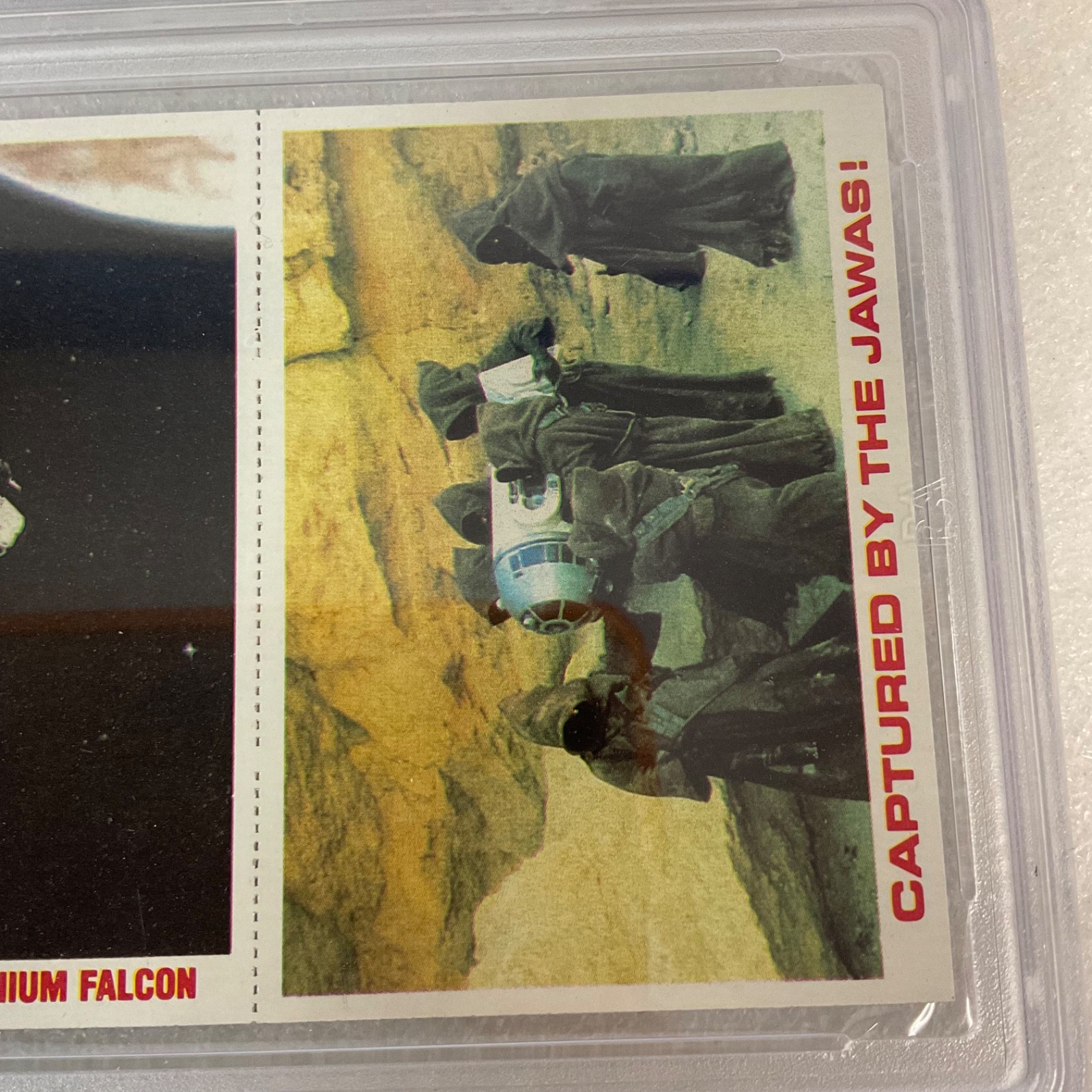 1980 Star Wars Burger King Luke Captured 3-Panel PSA 7 CERT#149549749 - Image 6