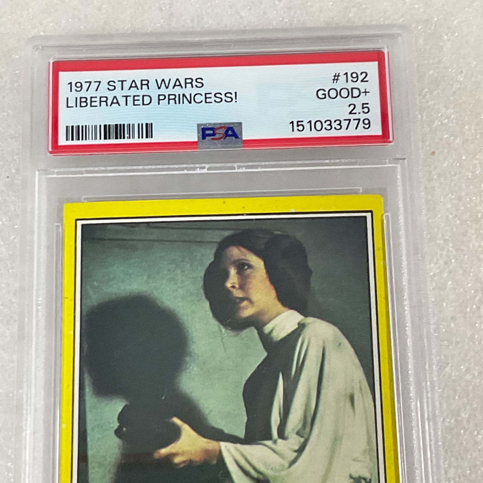 Star Wars 1977 Liberated Princess! #192 PSA 2.5 CERT#151033779 - Image 6