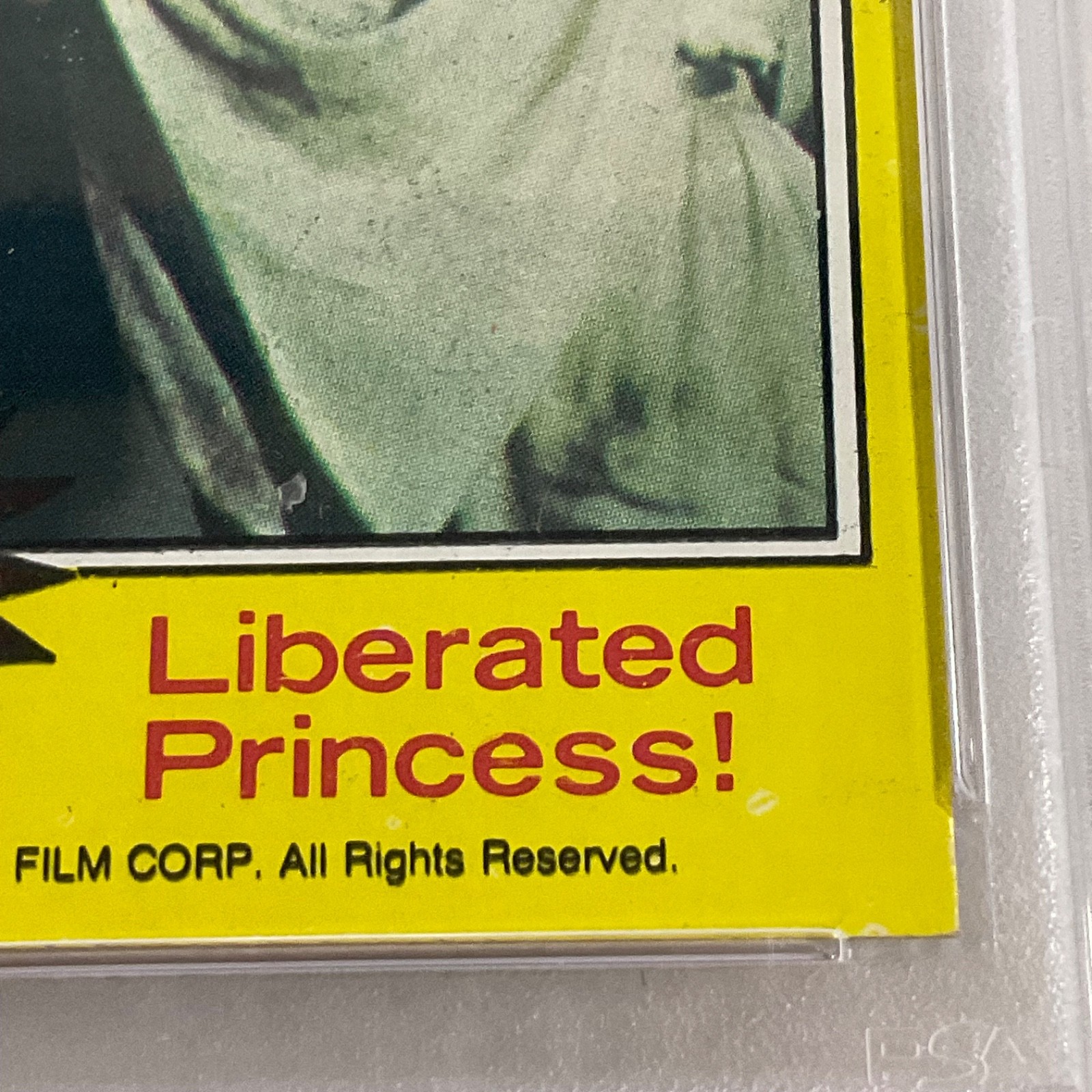 Star Wars 1977 Liberated Princess! #192 PSA 2.5 CERT#151033779 - Image 9