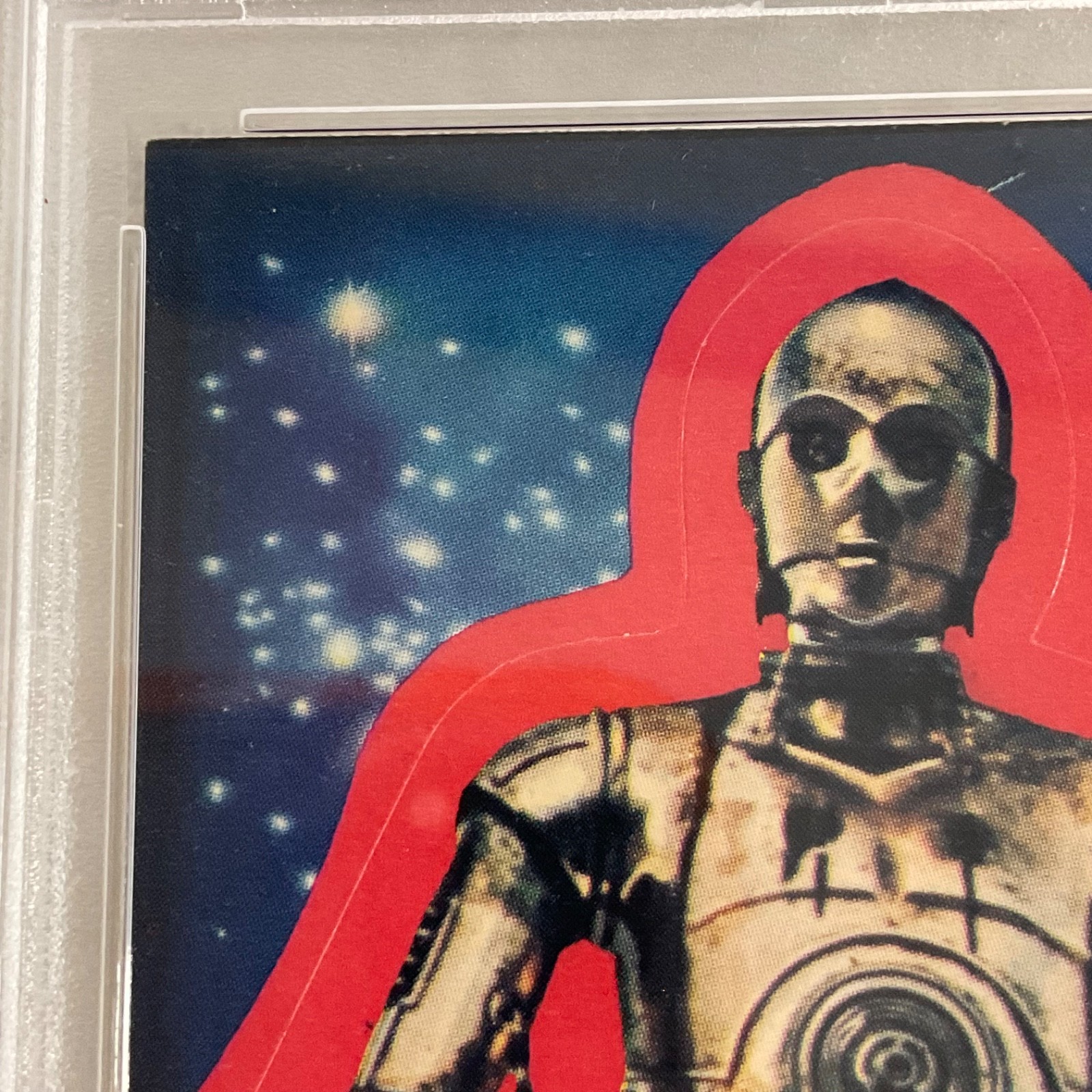 Star Wars 1977 See-Threepio Sticker Card #15 PSA 4 CERT#151033817 - Image 6