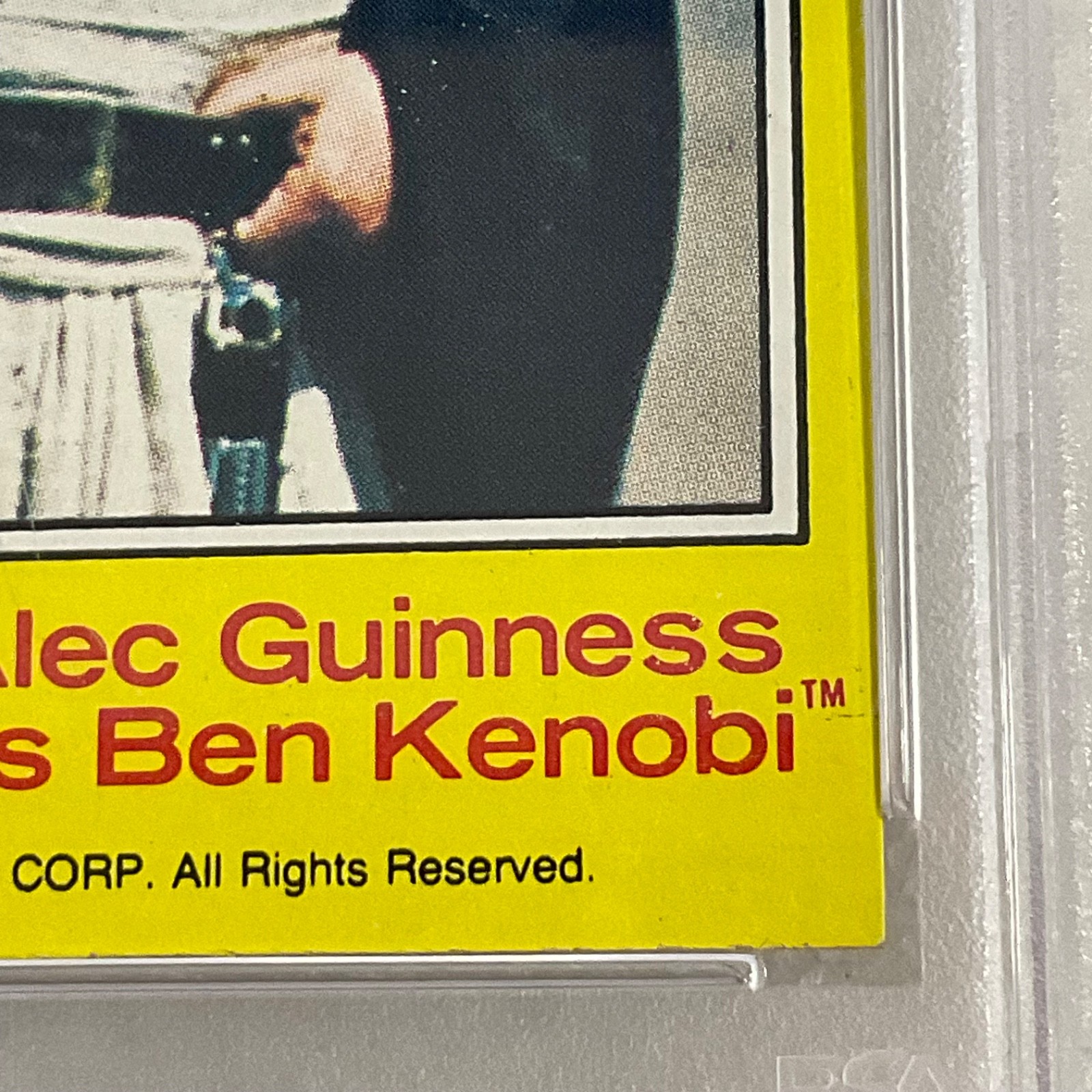 Star Wars 1977 Alec Guinness Ben Kenobi #195 PSA 2.5 CERT#151033780 - Image 8