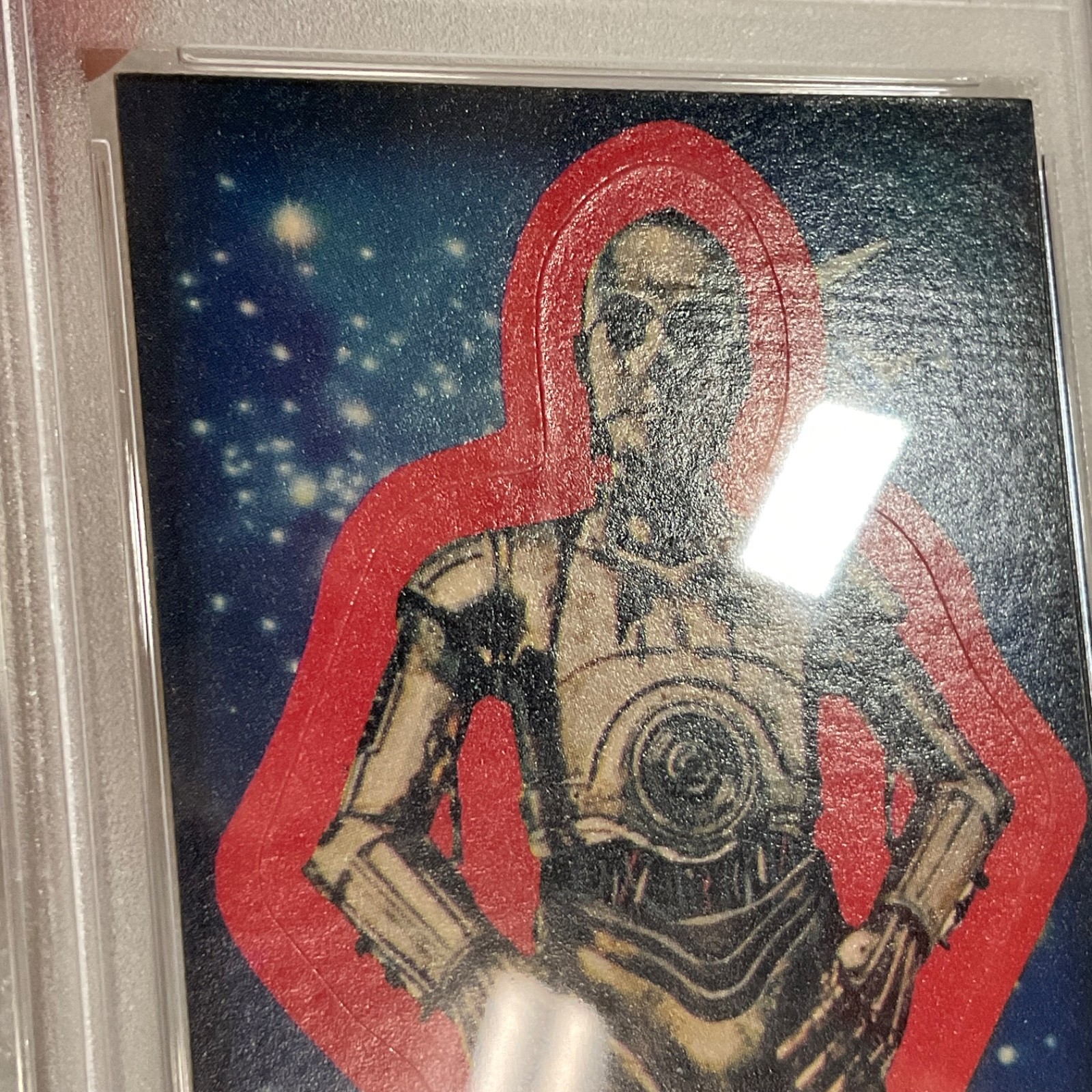 Star Wars 1977 See-Threepio Sticker Card #15 PSA 4 CERT#151033817 - Image 10
