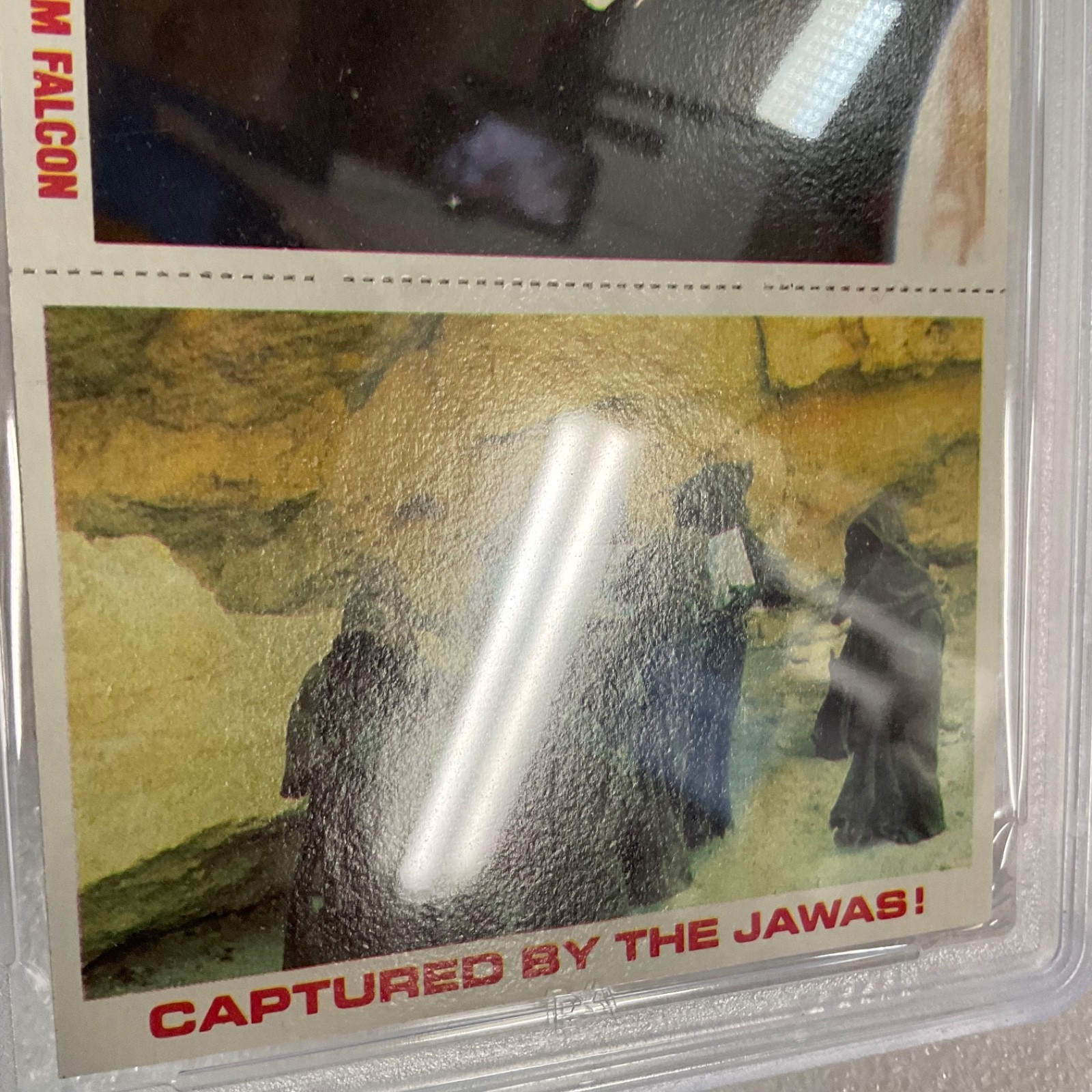 1980 Star Wars Burger King Luke Captured 3-Panel PSA 7 CERT#149549749 - Image 11