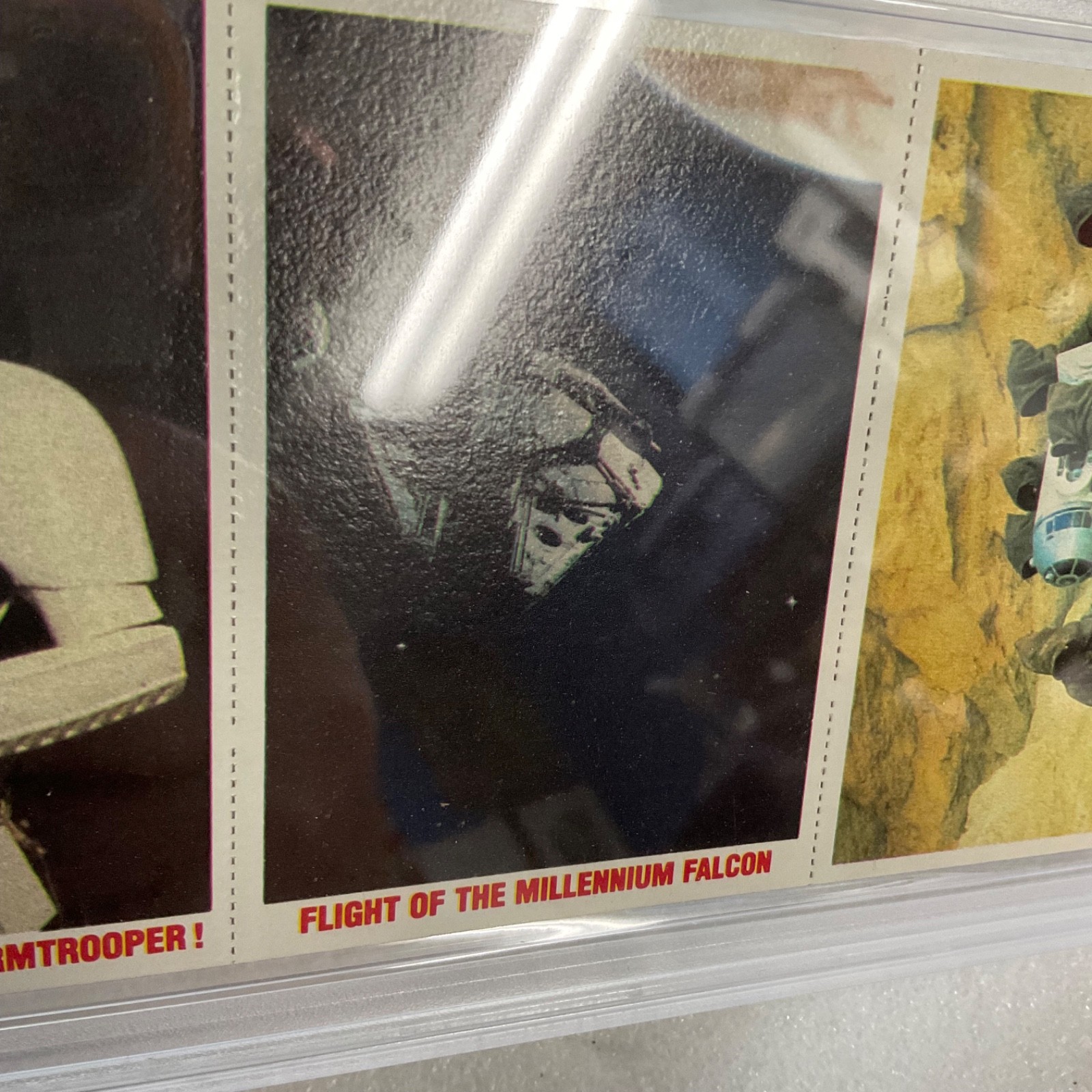 1980 Star Wars Burger King Luke Captured 3-Panel PSA 7 CERT#149549749 - Image 12