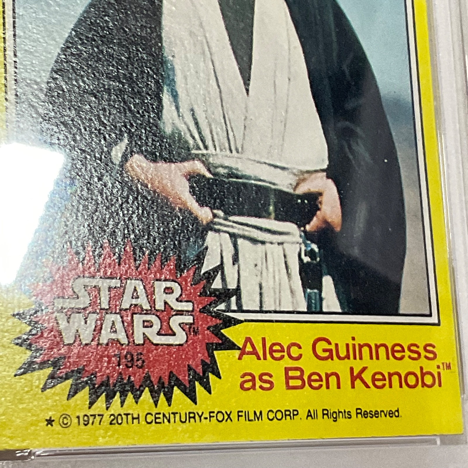 Star Wars 1977 Alec Guinness Ben Kenobi #195 PSA 2.5 CERT#151033780 - Image 11