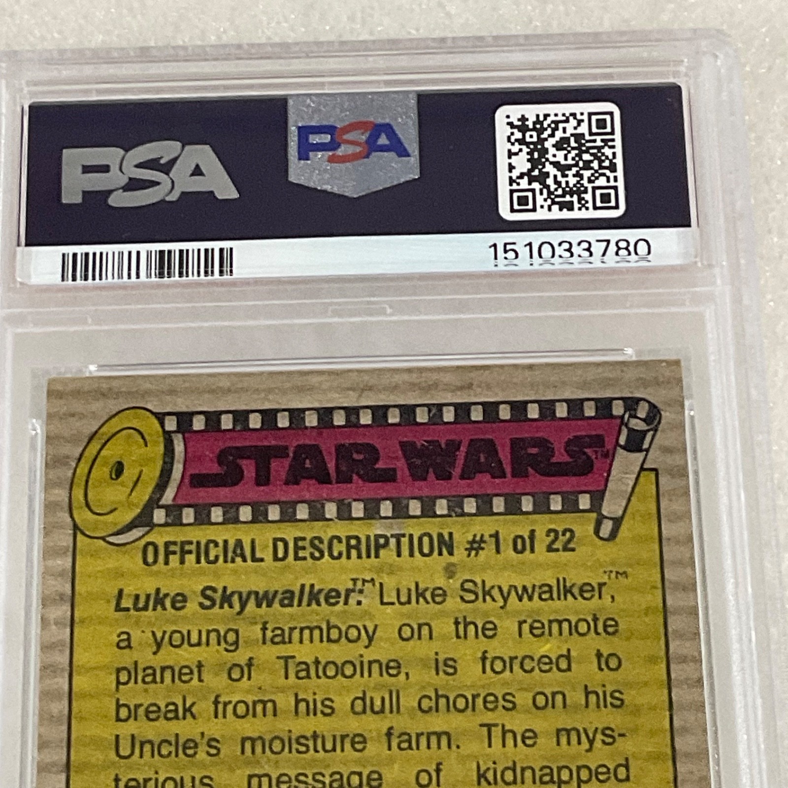 Star Wars 1977 Alec Guinness Ben Kenobi #195 PSA 2.5 CERT#151033780 - Image 12