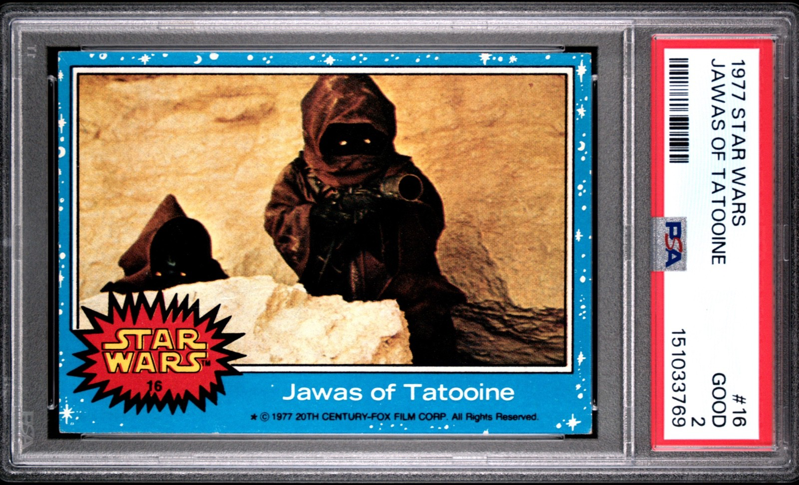 Star Wars 1977 Jawas of Tatooine #16 PSA 2 CERT#151033769 - Image 1