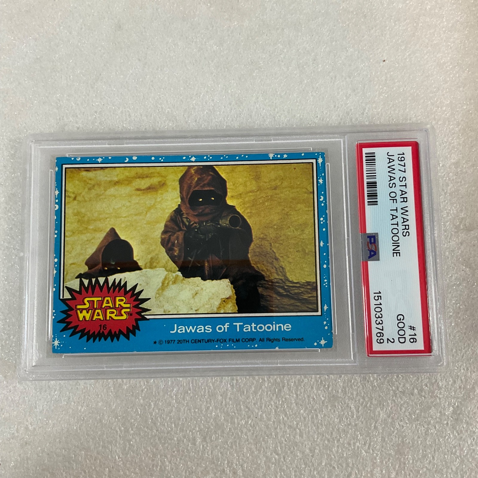 Star Wars 1977 Jawas of Tatooine #16 PSA 2 CERT#151033769 - Image 3