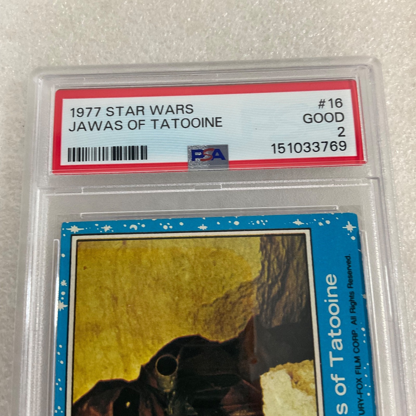 Star Wars 1977 Jawas of Tatooine #16 PSA 2 CERT#151033769 - Image 5