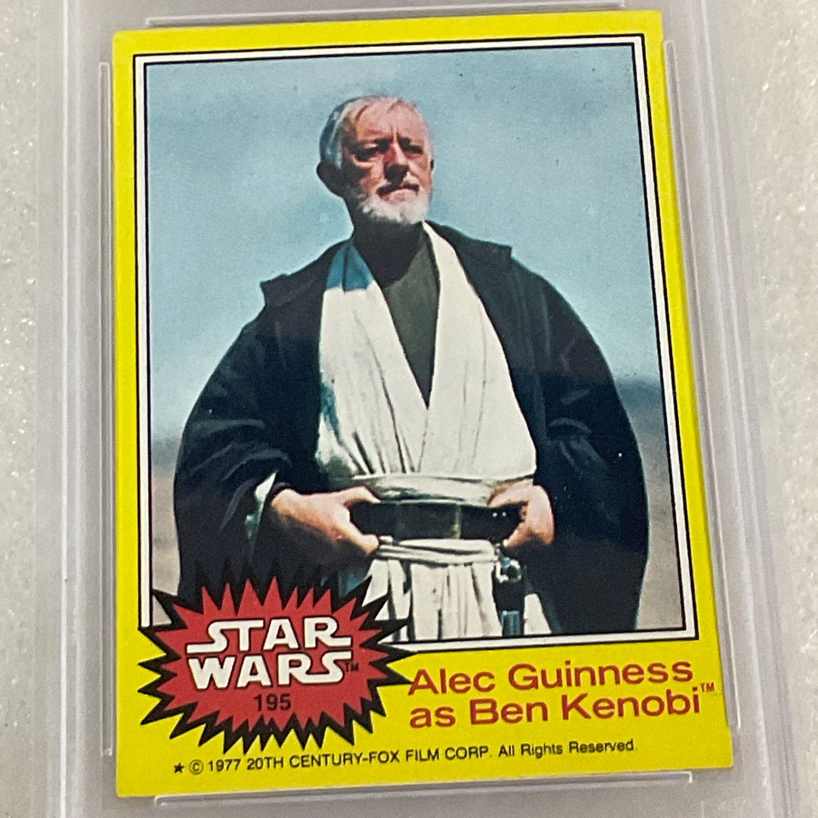 Star Wars 1977 Alec Guinness Ben Kenobi #195 PSA 2.5 CERT#151033780 - Image 18