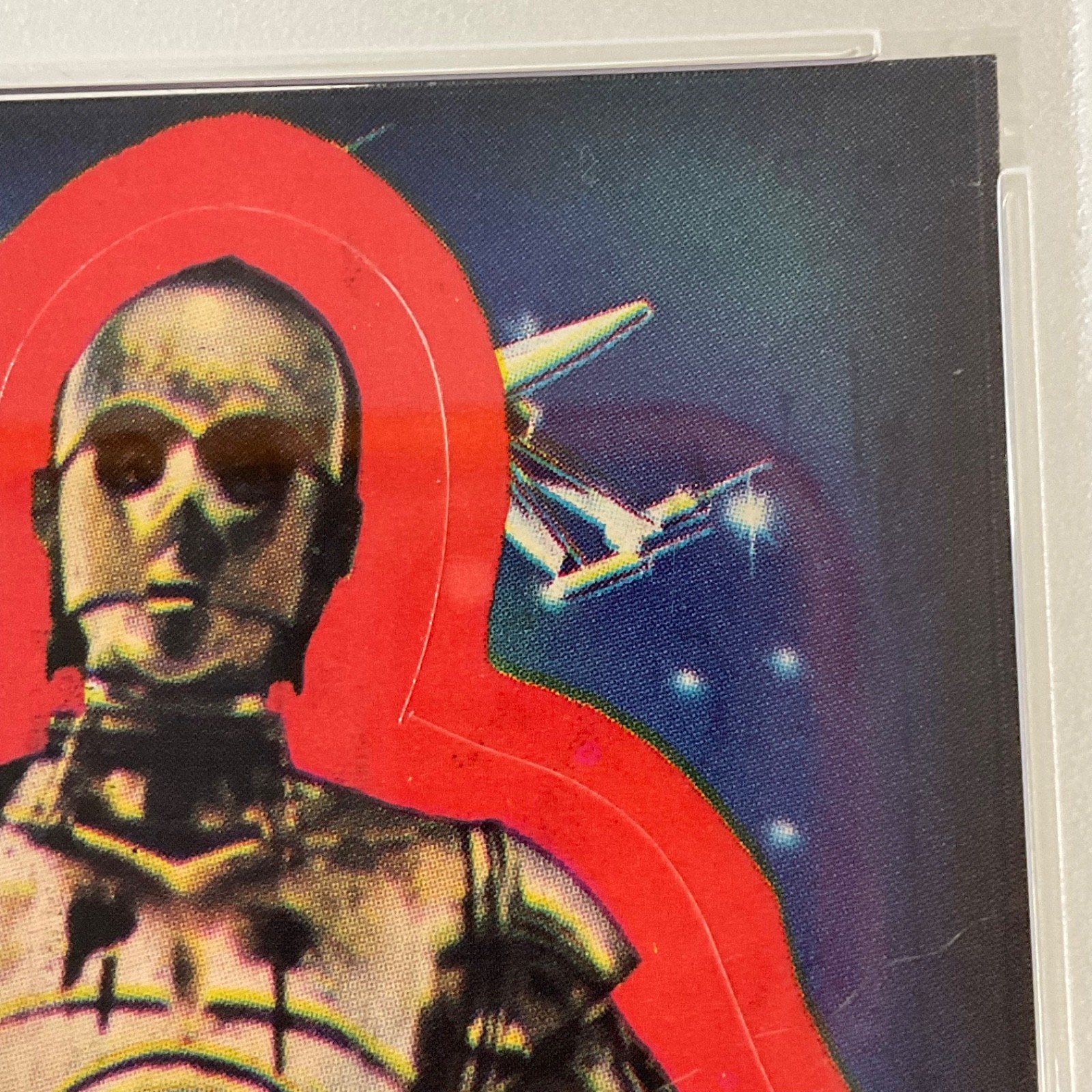 Star Wars 1977 See-Threepio Sticker Card #15 PSA 4 CERT#151033819 - Image 9