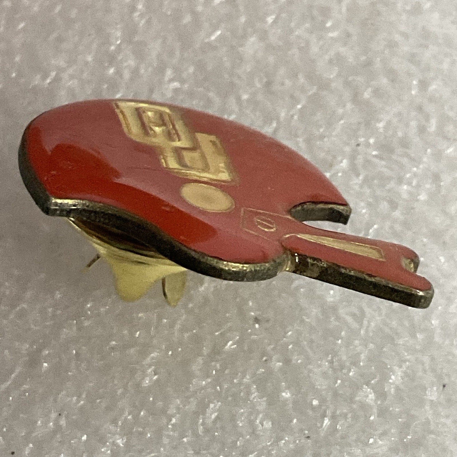 Vintage OU Oklahoma Sooners Football Helmet Pin Metal Enamel NCAA College - Image 8
