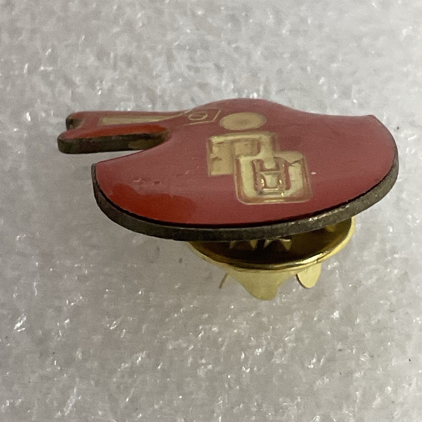 Vintage OU Oklahoma Sooners Football Helmet Pin Metal Enamel NCAA College - Image 7