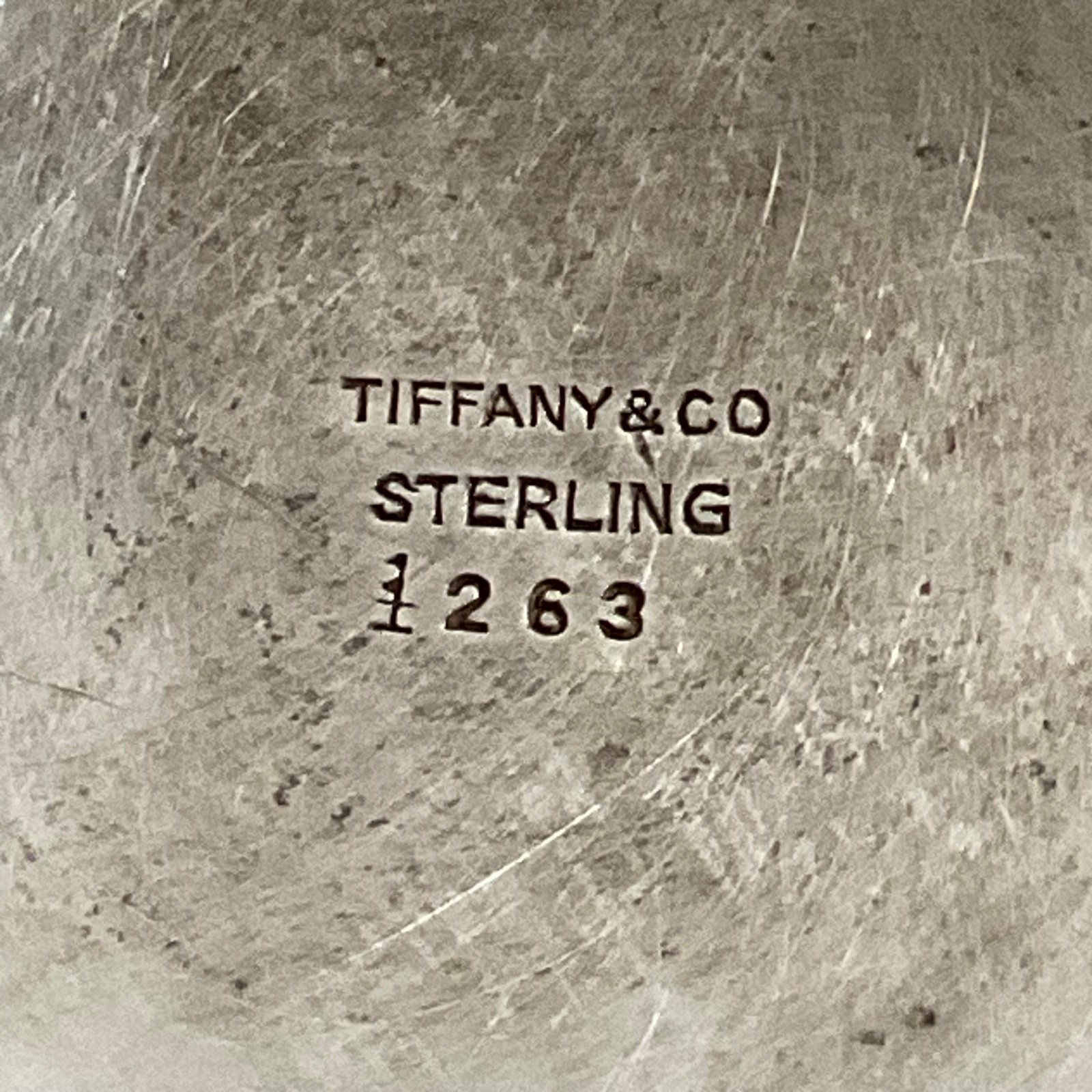 Tiffany & Co Sterling Silver Cup 1263 4.8 oz Engraved Date 2-6-70 - Image 6