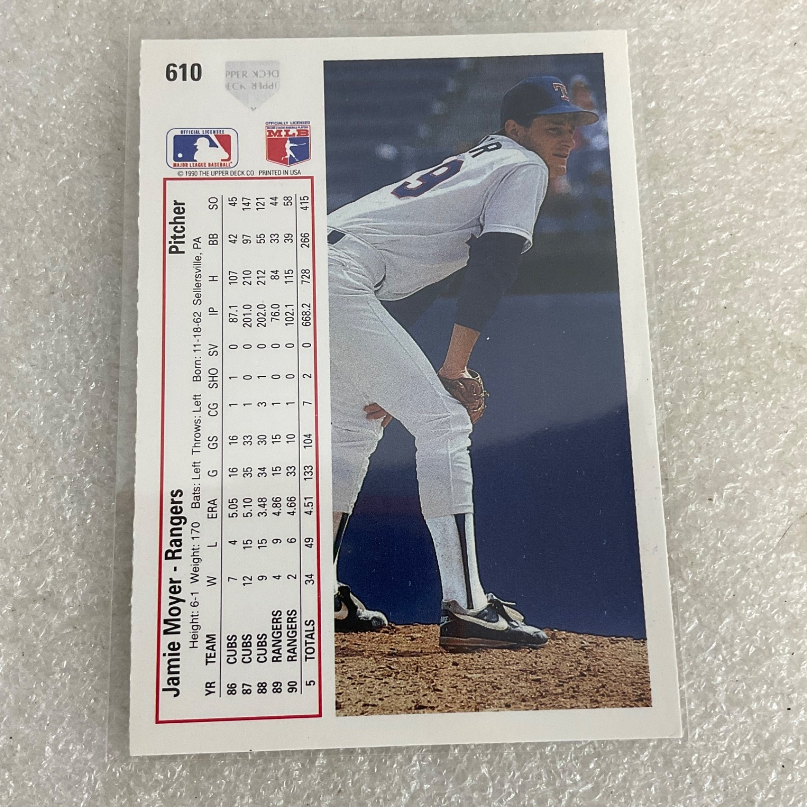 1991 Upper Deck Baseball 10 Card Lot Jamie Moyer Shawon Dunston Yankees - Image 15