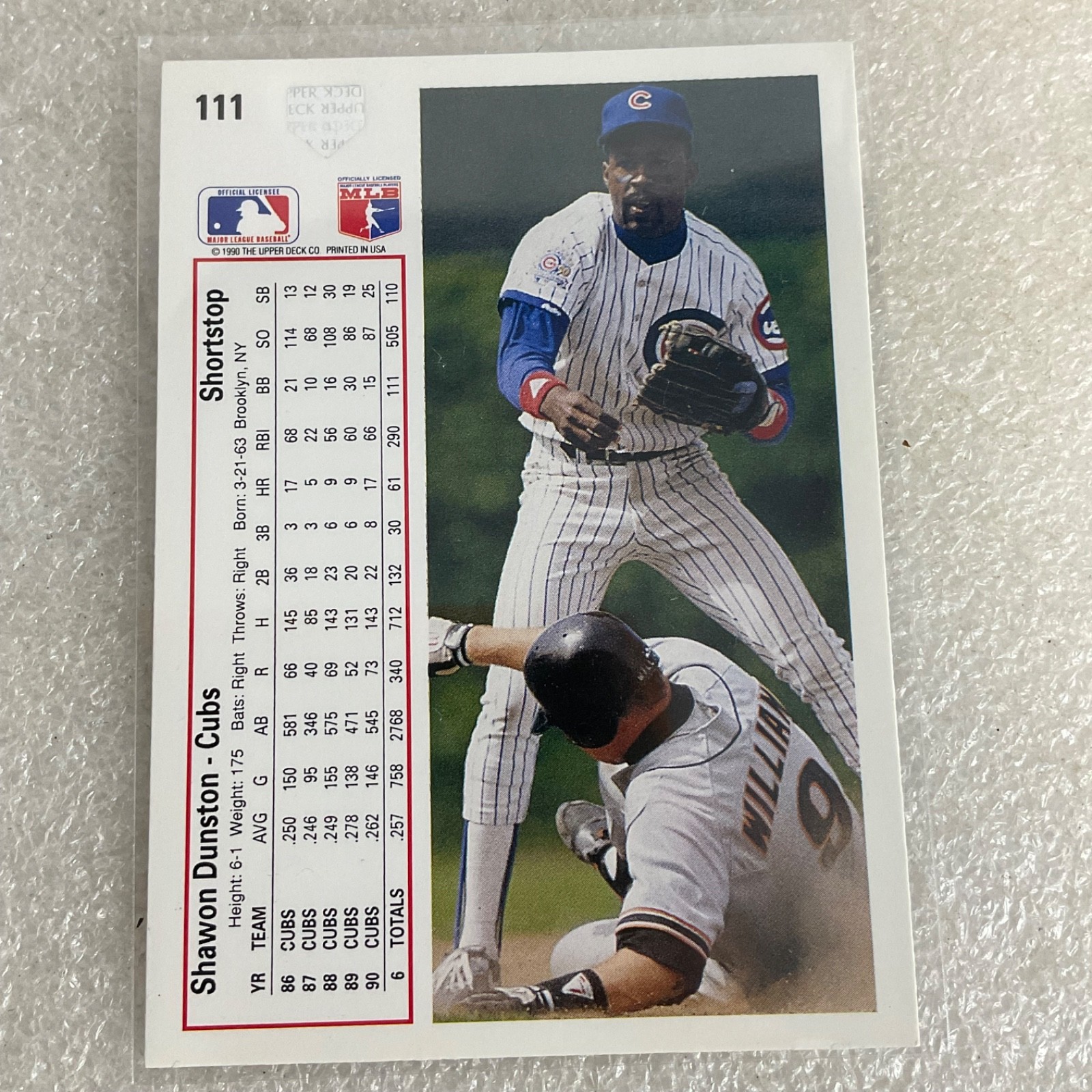 1991 Upper Deck Baseball 10 Card Lot Jamie Moyer Shawon Dunston Yankees - Image 16