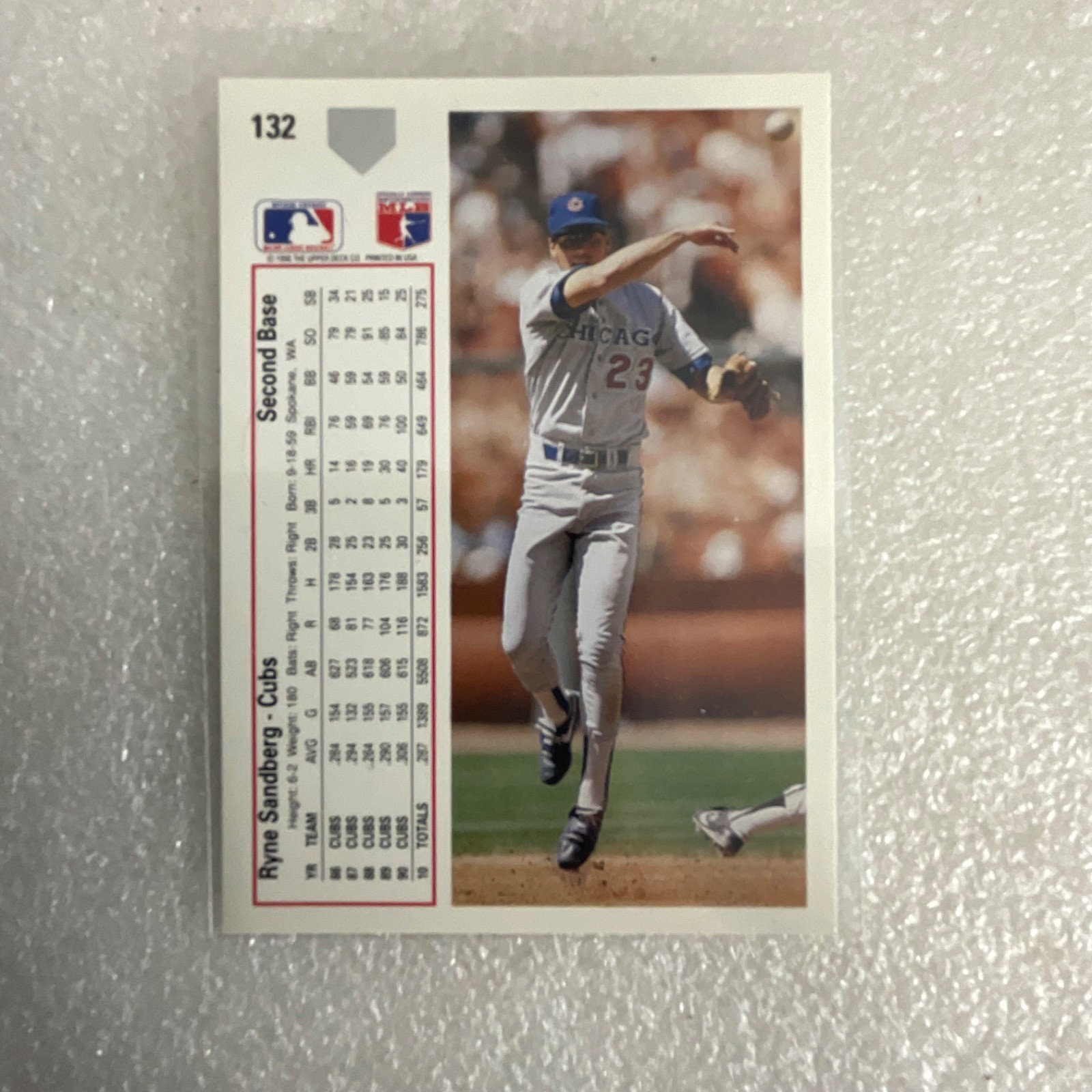 1991 Upper Deck Baseball 10 Card Lot Ryne Sandberg Sutcliffe Cubs Yankees - Image 13