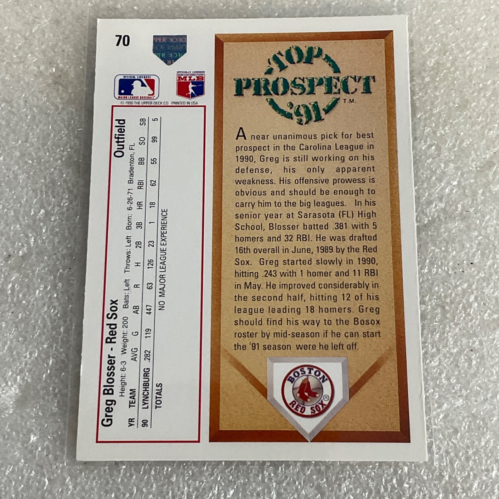 1991 Upper Deck Baseball 10 Card Lot Sammy Sosa Billy Ripken Daulton - Image 21