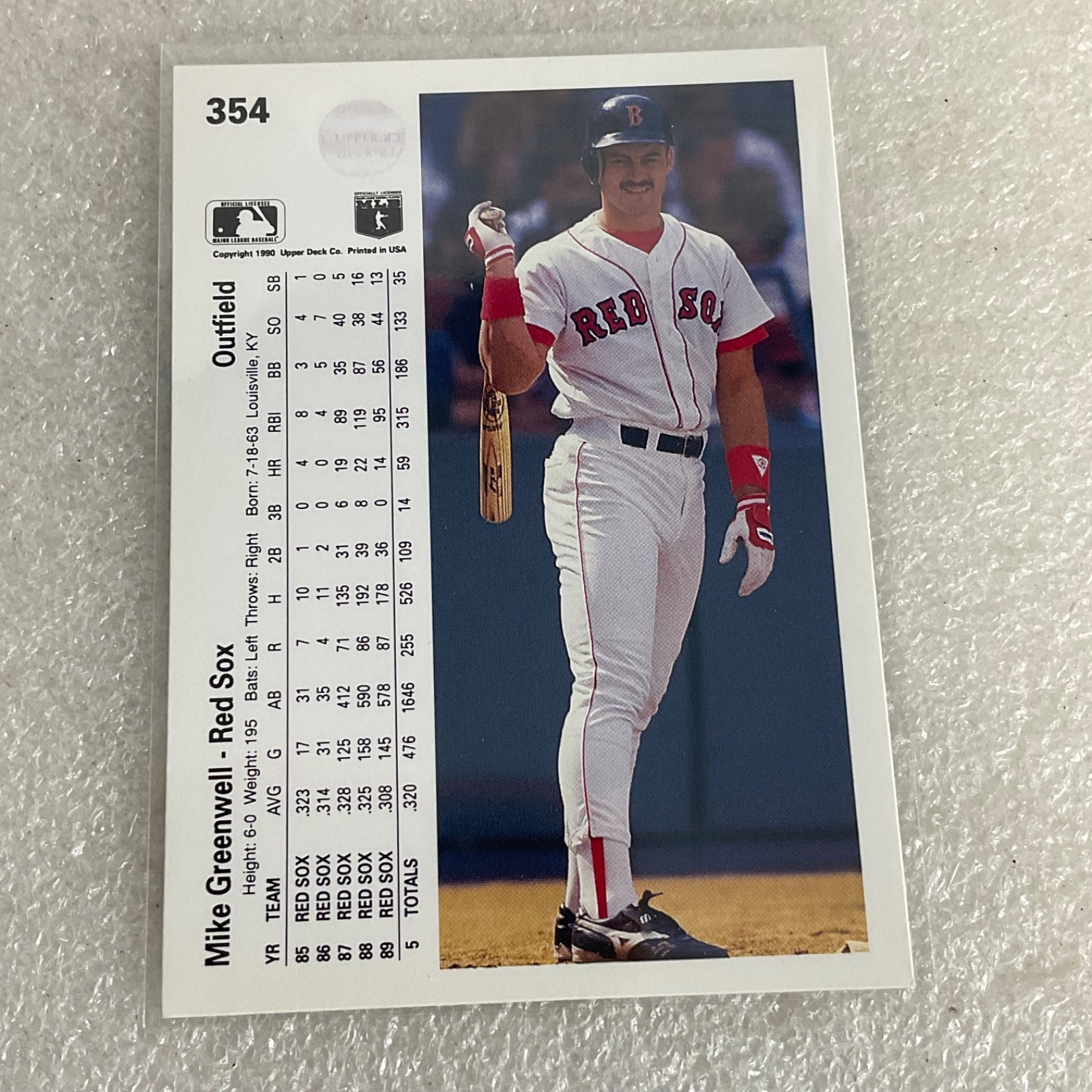 1990-1991 Upper Deck Baseball 10 Card Lot Dwight Evans Greenwell Yankees - Image 16