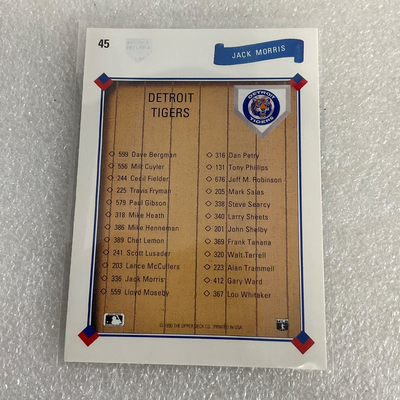 1991 Upper Deck Baseball 10 Card Lot Sammy Sosa Tim Raines Jack Morris - Image 19