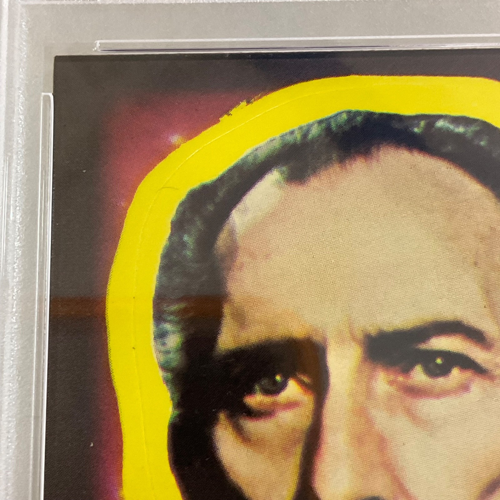 Star Wars 1977 Grand Moff Tarkin Sticker Card #8 PSA 4 CERT#151033790 - Image 7