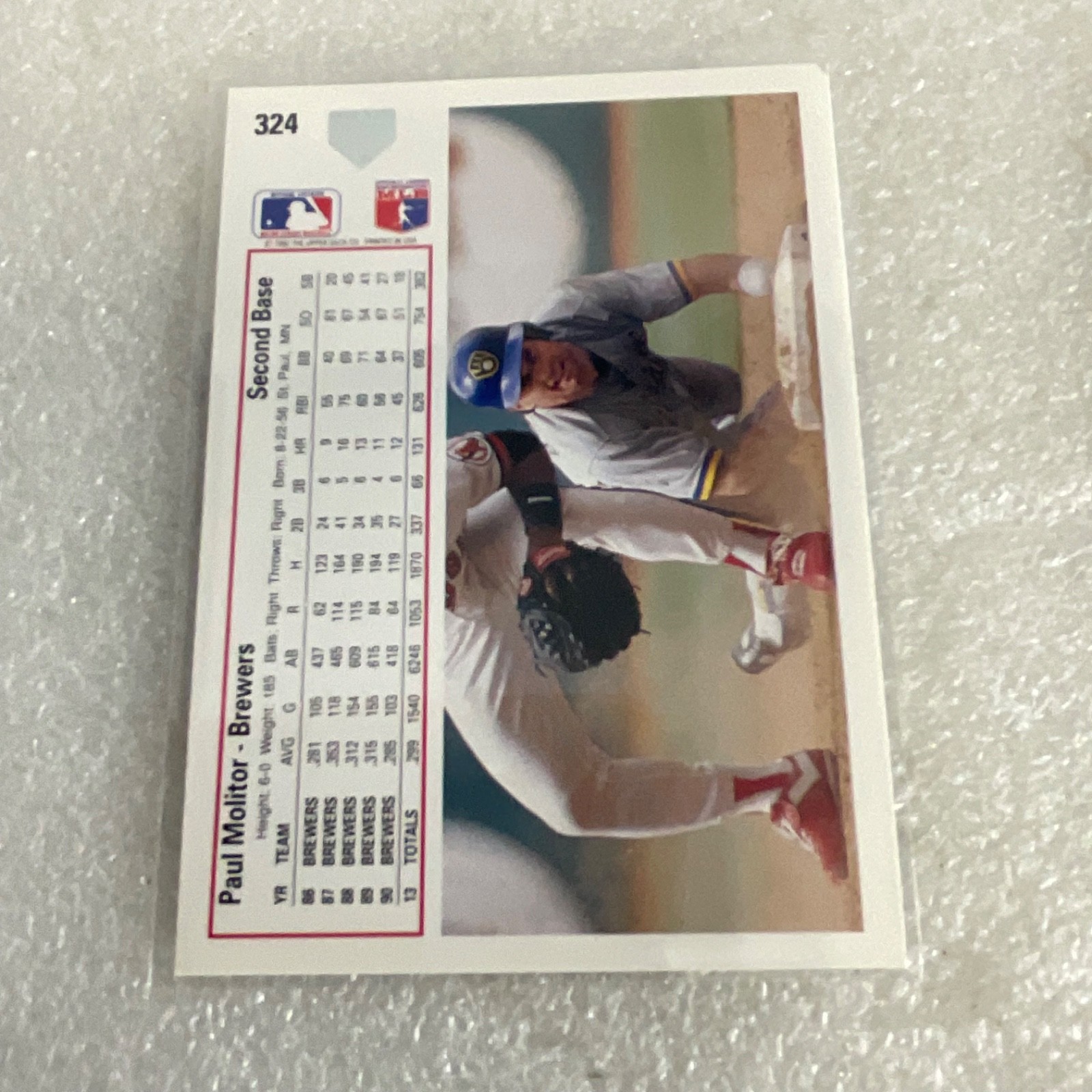 1991 Upper Deck Baseball 10 Card Lot Molitor Galarraga McGee Ripken - Image 18
