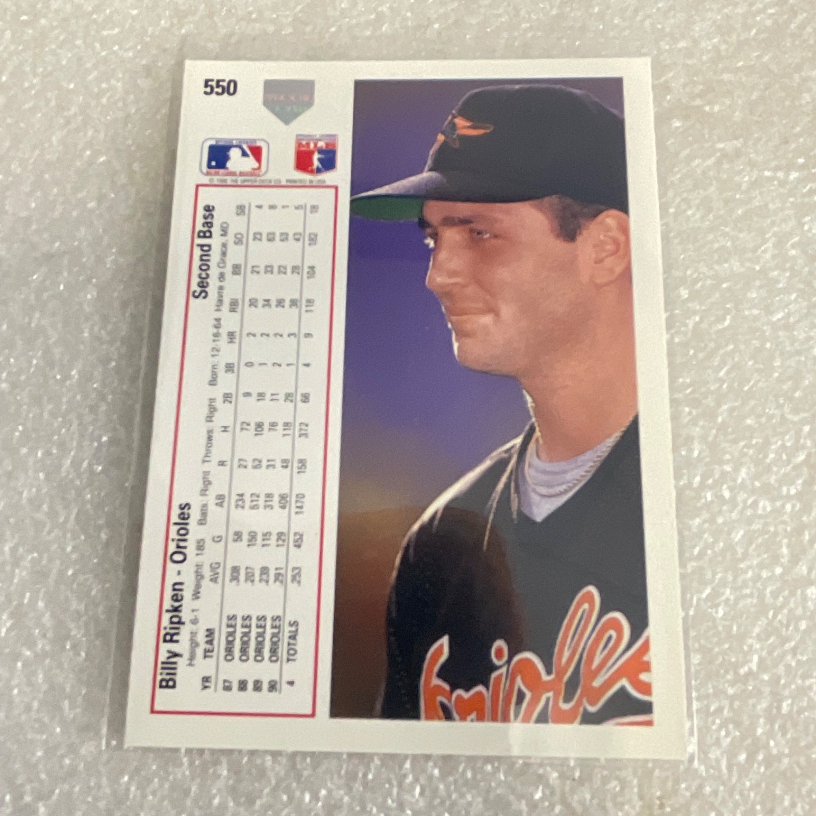 1991 Upper Deck Baseball 10 Card Lot Molitor Galarraga McGee Ripken - Image 20