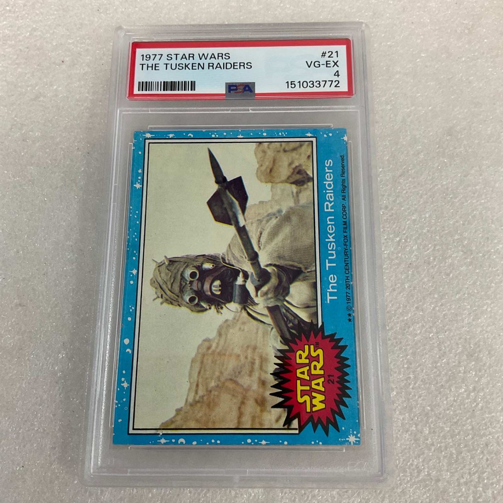 Star Wars 1977 The Tusken Raiders #21 PSA 4 CERT#151033772 - Image 4