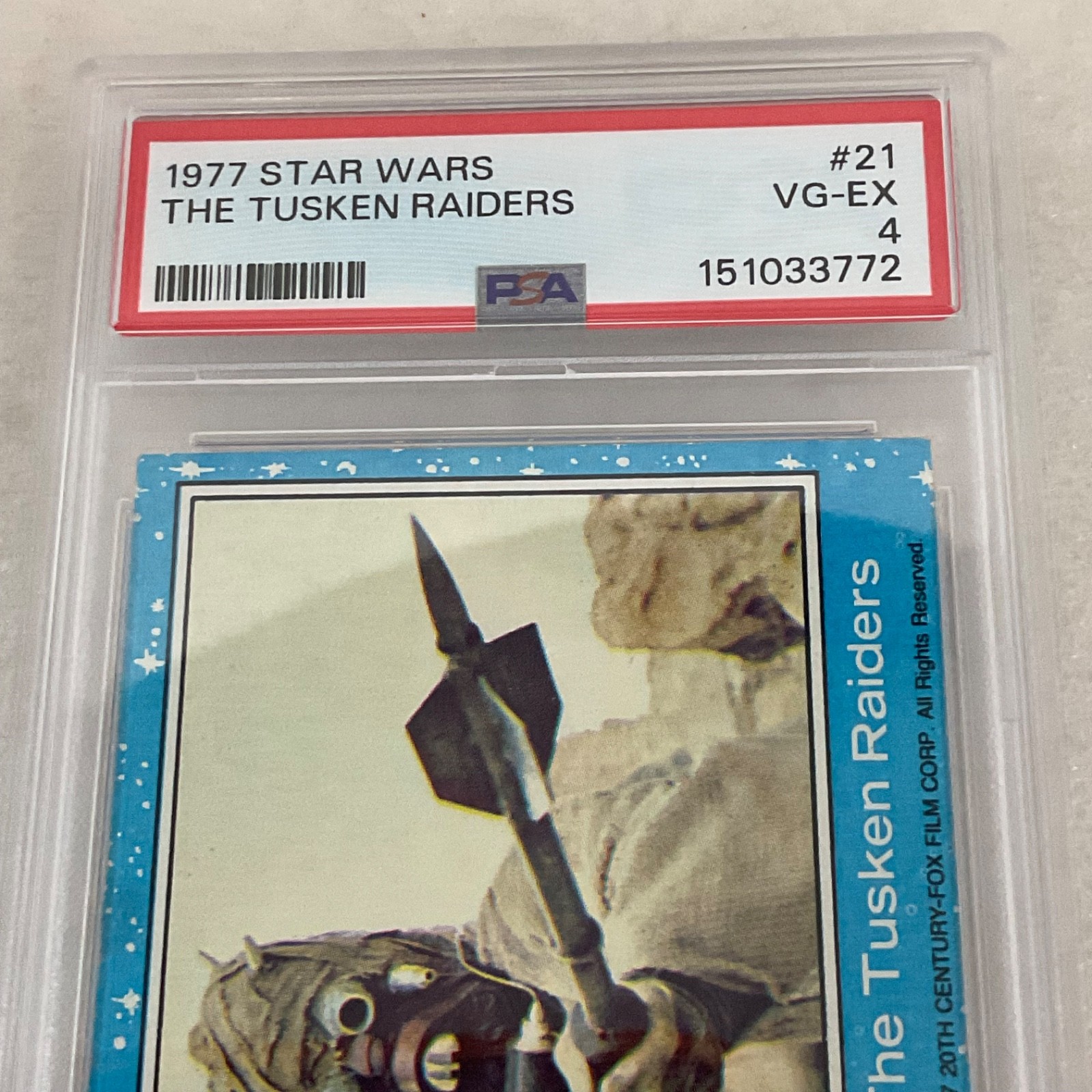 Star Wars 1977 The Tusken Raiders #21 PSA 4 CERT#151033772 - Image 8