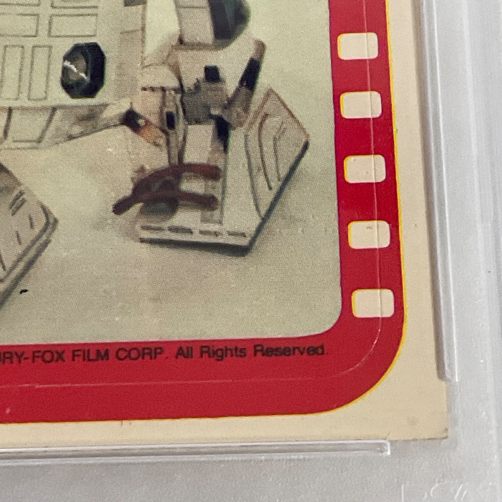 Star Wars 1977 R2-D2 Kenny Baker Sticker Card #38 PSA 4 CERT#151033822 - Image 10