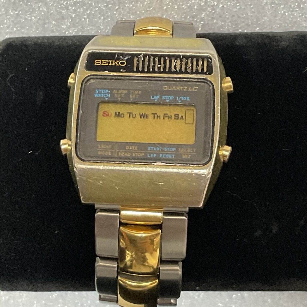 Vintage Seiko A159-5019-G Alarm Quartz Men's Wristwatch Untested For Parts - Image 1