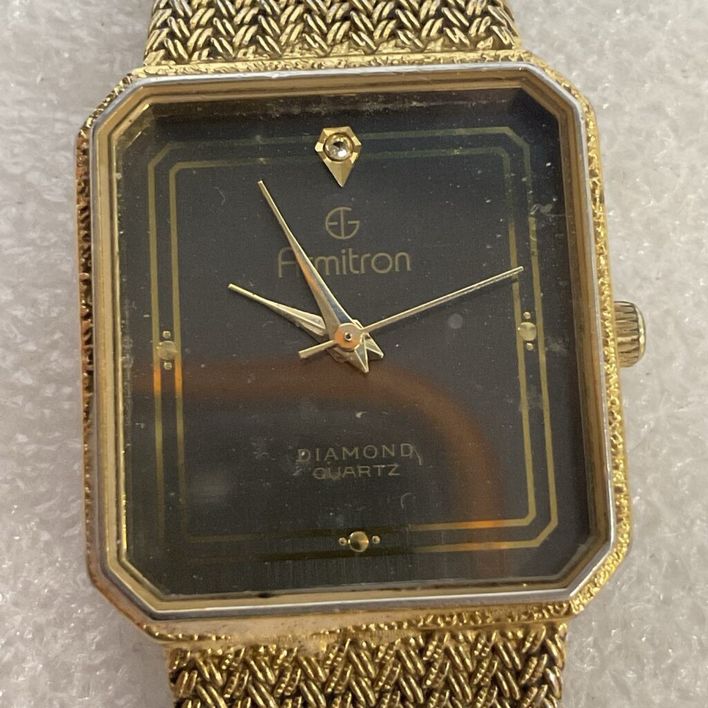 Armitron Diamond Quartz Watch 20/3029F 2035 Metal Band GnuFashion - Image 1