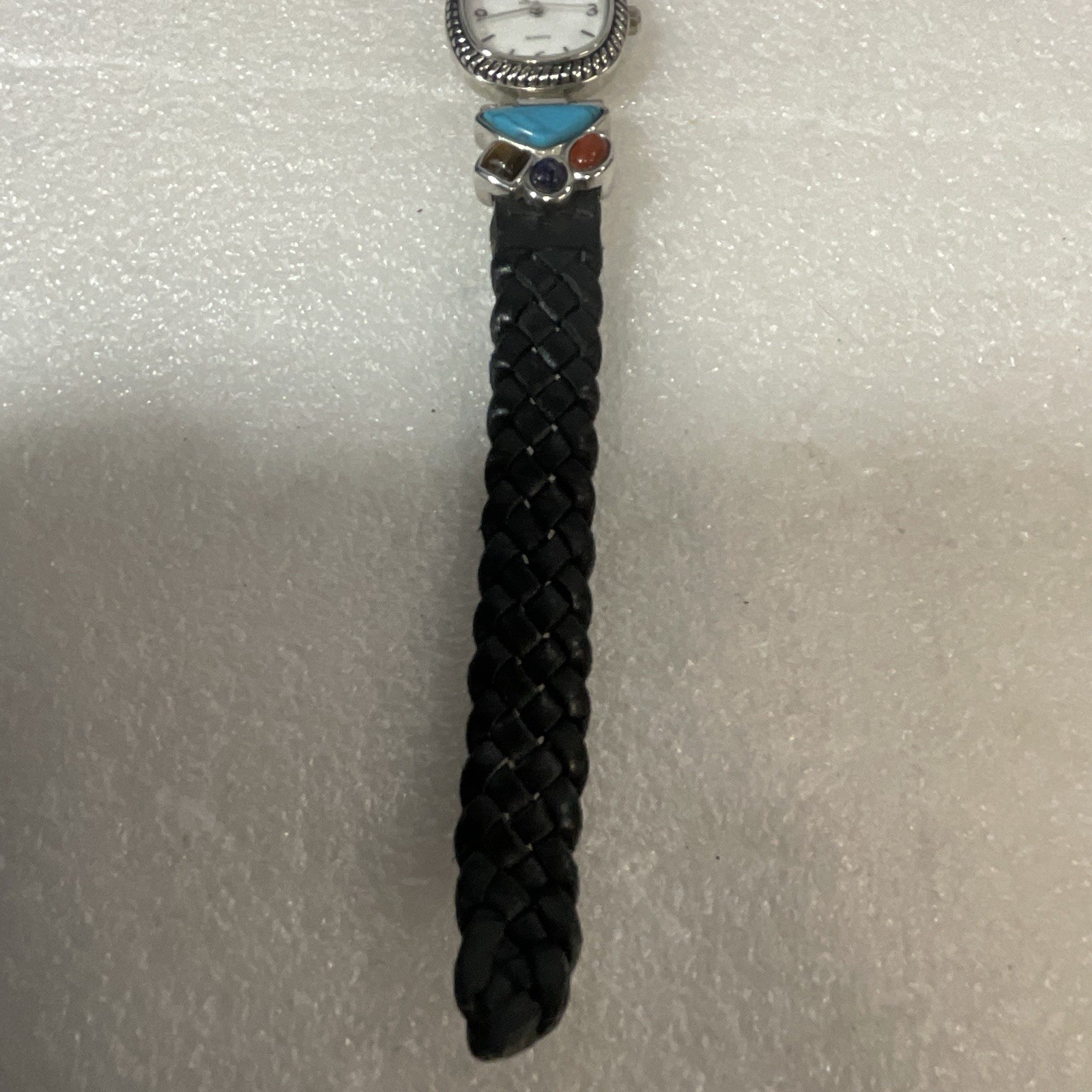 Appear Quartz Watch With Leather & Stone Bracelet Band GnuFashion - Image 9