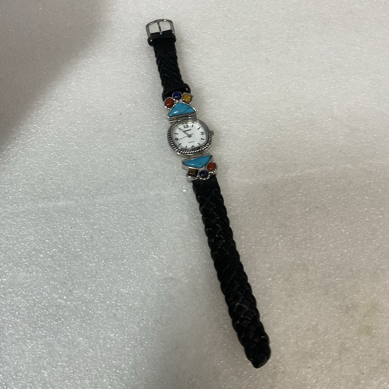 Appear Quartz Watch With Leather & Stone Bracelet Band GnuFashion - Image 15