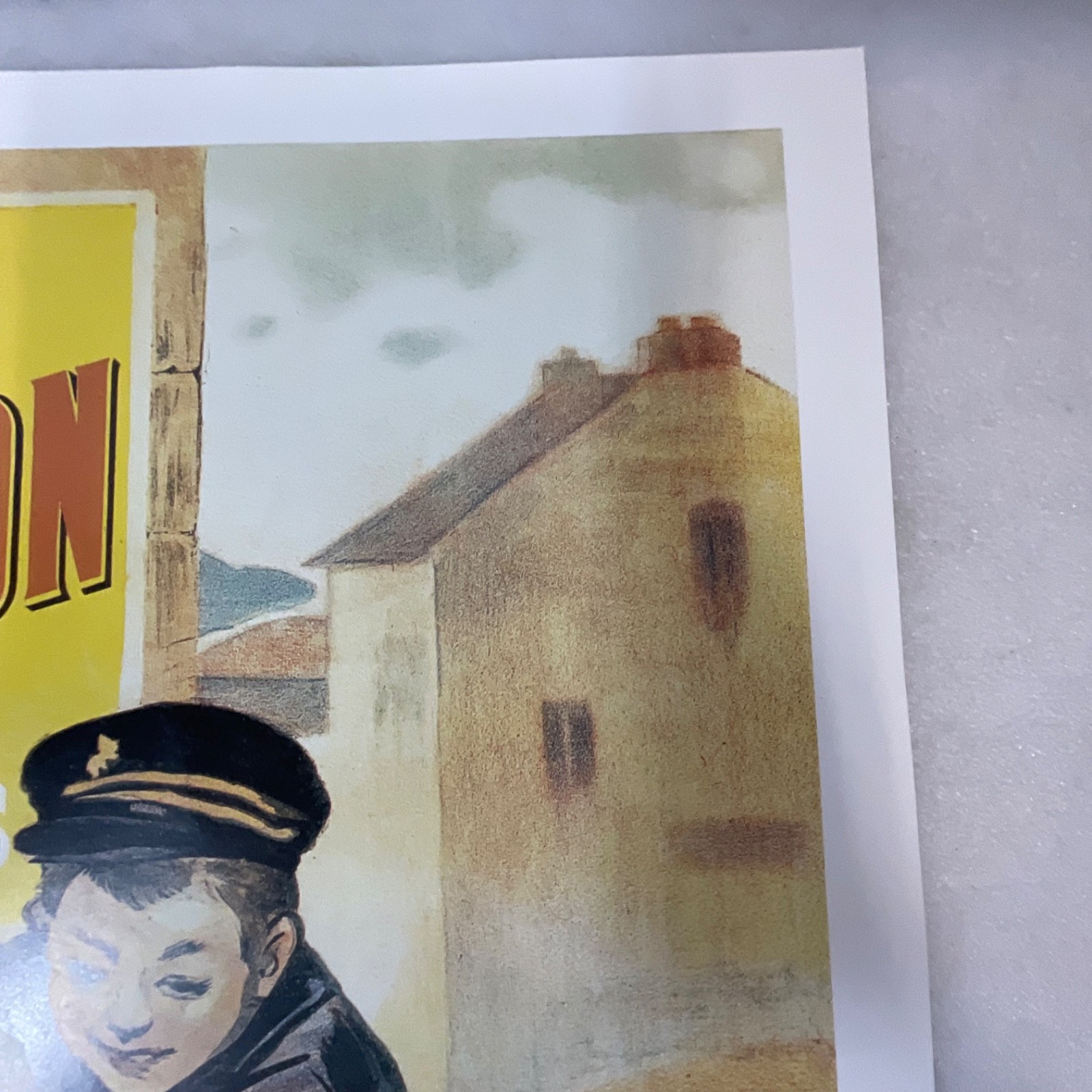 1995 Chocolat Pailhasson Lourdes Poster Affiches-Camis Print 27.5x18.5in - Image 7