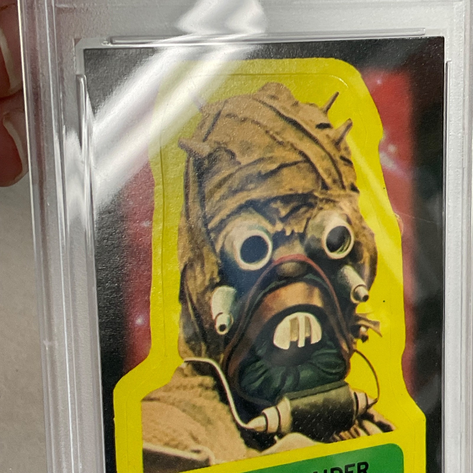 Star Wars 1977 Tusken Raider Sticker Card #10 PSA 5 CERT#151033797 - Image 11