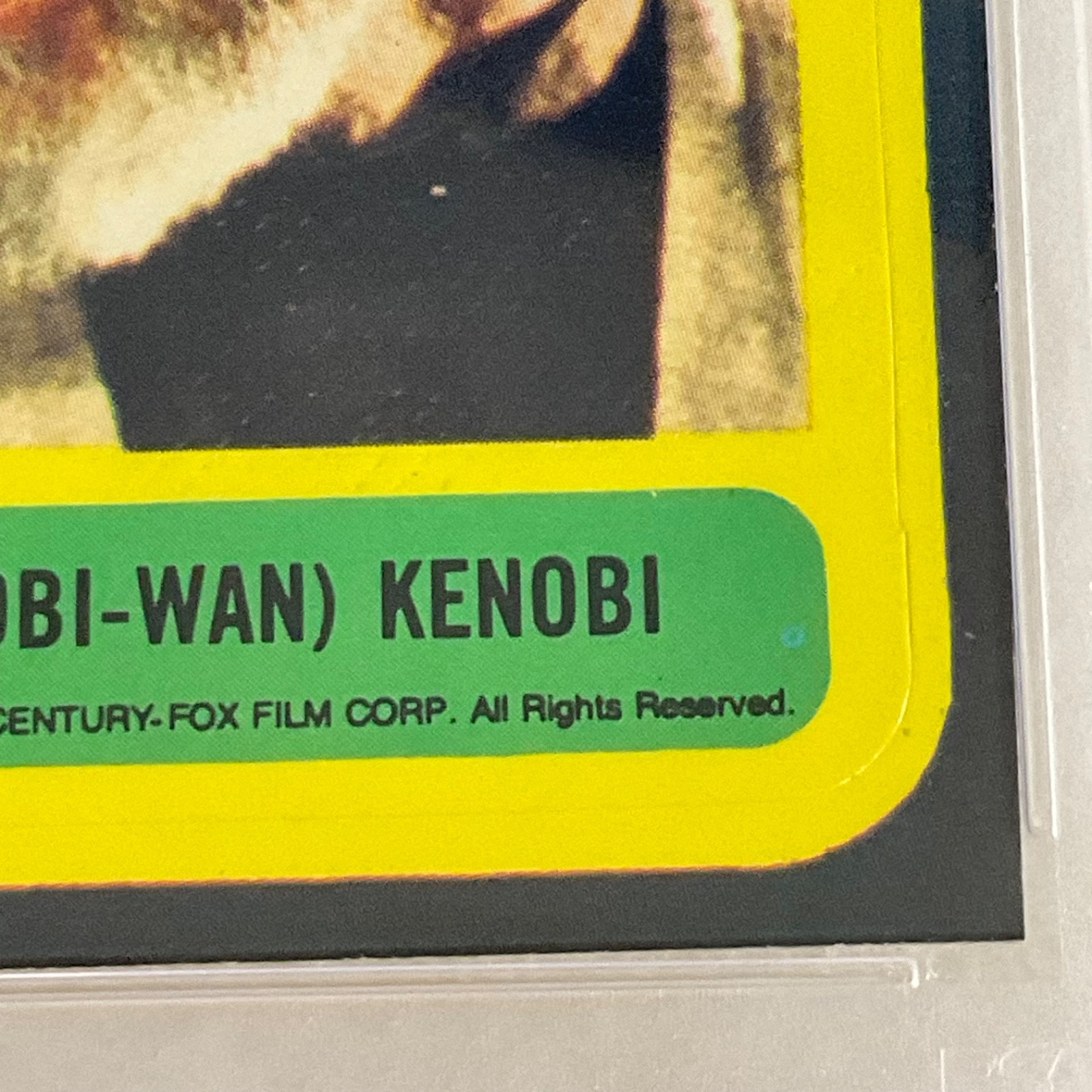 Star Wars 1977 Ben Obi-Wan Kenobi Sticker Card #9 PSA 5 CERT#151033793 - Image 10