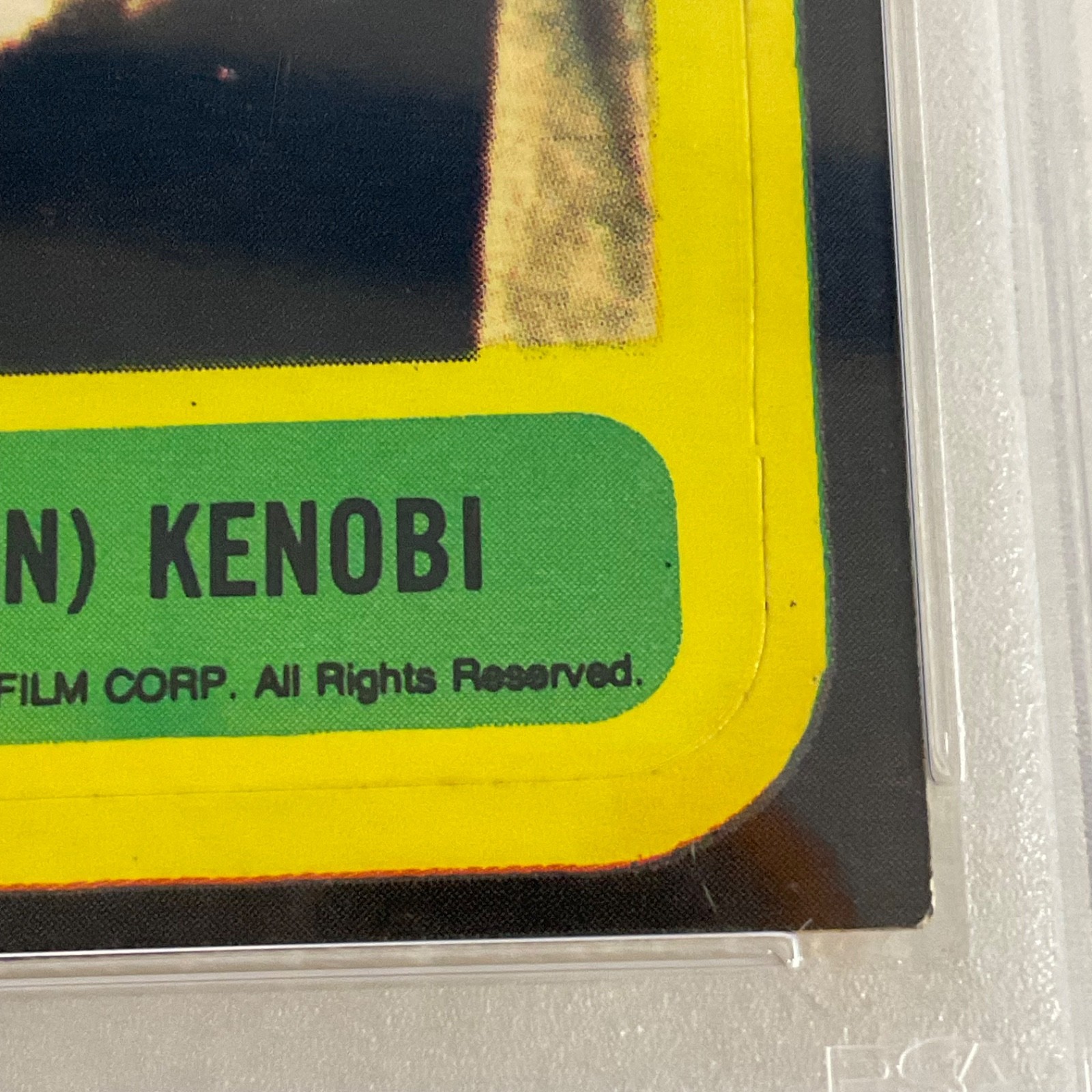 Star Wars 1977 Ben Obi-Wan Kenobi Sticker Card #9 PSA 5 CERT#151033794 - Image 10