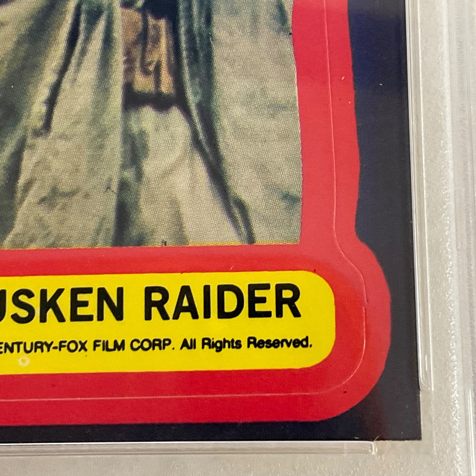 Star Wars 1977 The Tusken Raider Sticker Card #14 PSA 5 CERT#151033812 - Image 10