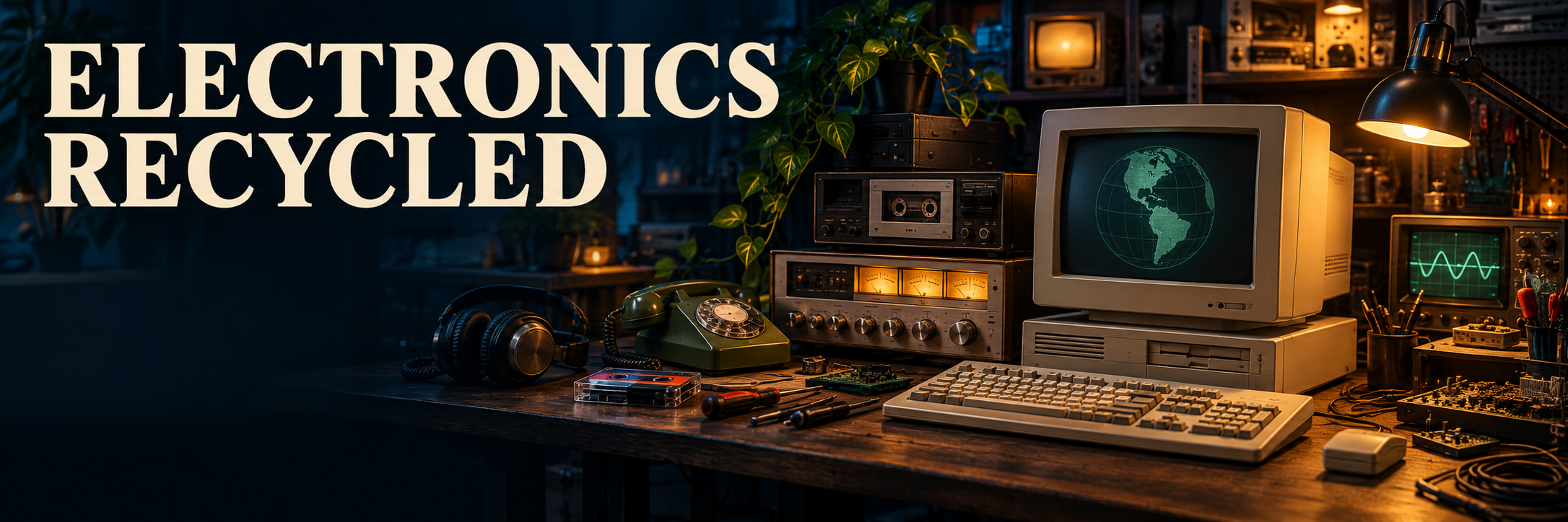 ELECTRONICS RECYCLED — vintage computer, audio equipment, and electronics